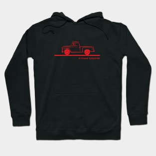 1958 1959 Chevrolet Pickup Truck Hoodie